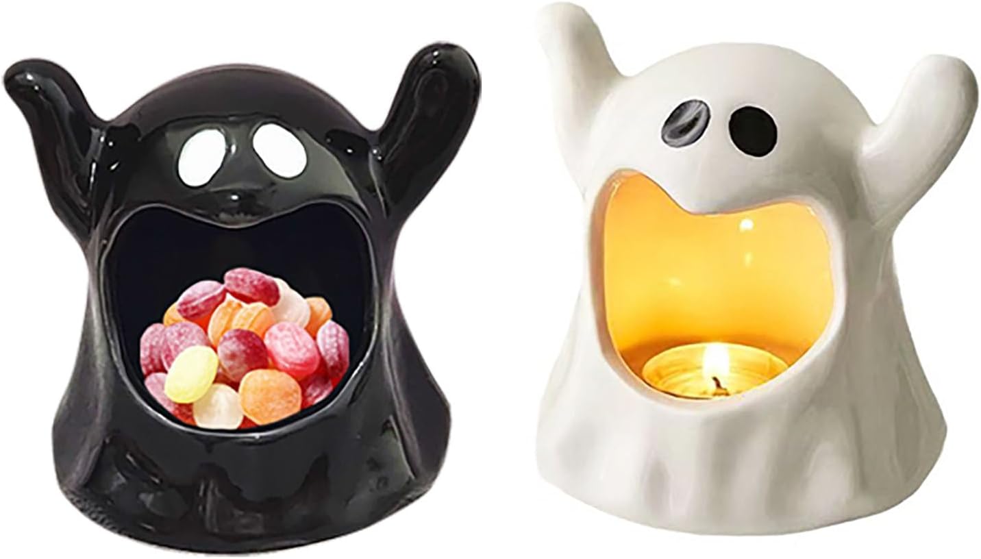 Ghost Shaped Candle Holder (2 pack)