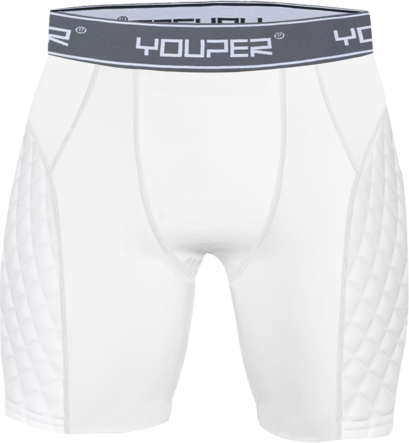 Youth Compression Padded Shorts (Size Medium)