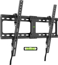 USX MOUNT Tilting TV Wall Mount for Most 37"-95" Flat Curved Screen Television, TV Bracket with Max VESA 600x400mm up to 132lbs, Low Profile Tilt Mount for 16", 24" Stud