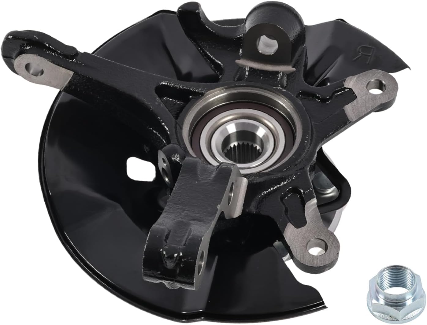 Jecoupoon LK098 Front Right Steering Knuckle & Wheel Bearing Hub Assembly