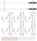 Acrylic Sword/Light Saber Display Rack, 6 Hooks