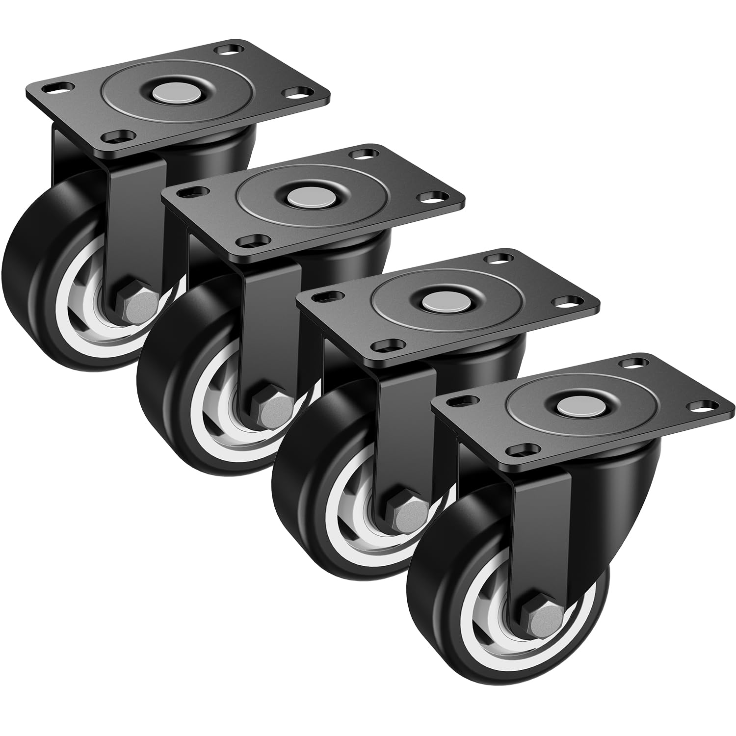 Heavy Duty Swivel Castor Wheels.