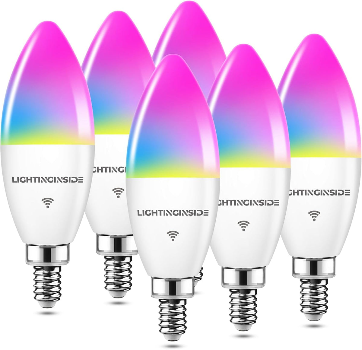 E12 Smart Light Bulbs (6 pack)
