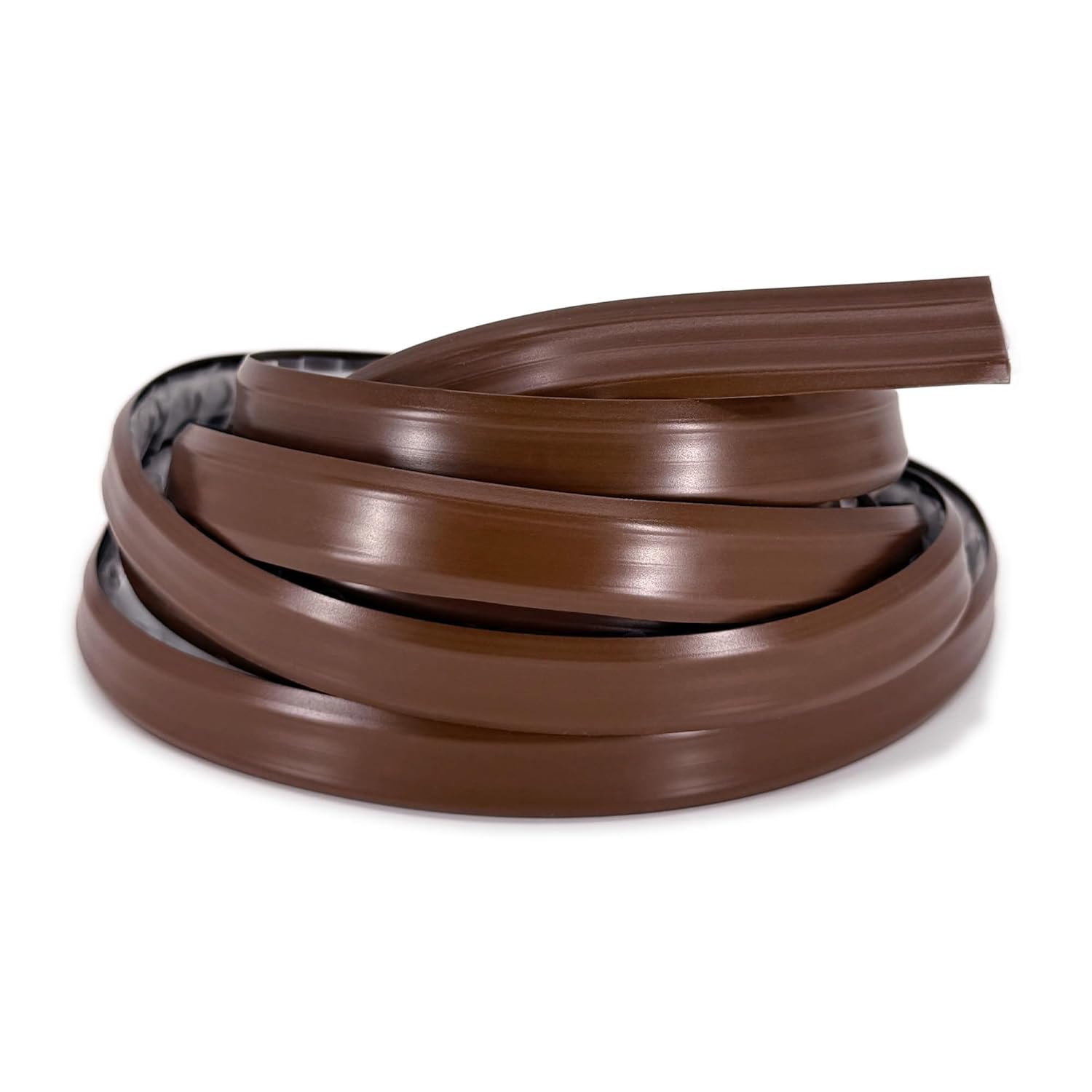 InstaTrim Self-Adhesive Flexible Trim - 10ft Dark Brown 3/4" Wide Caulk Strip