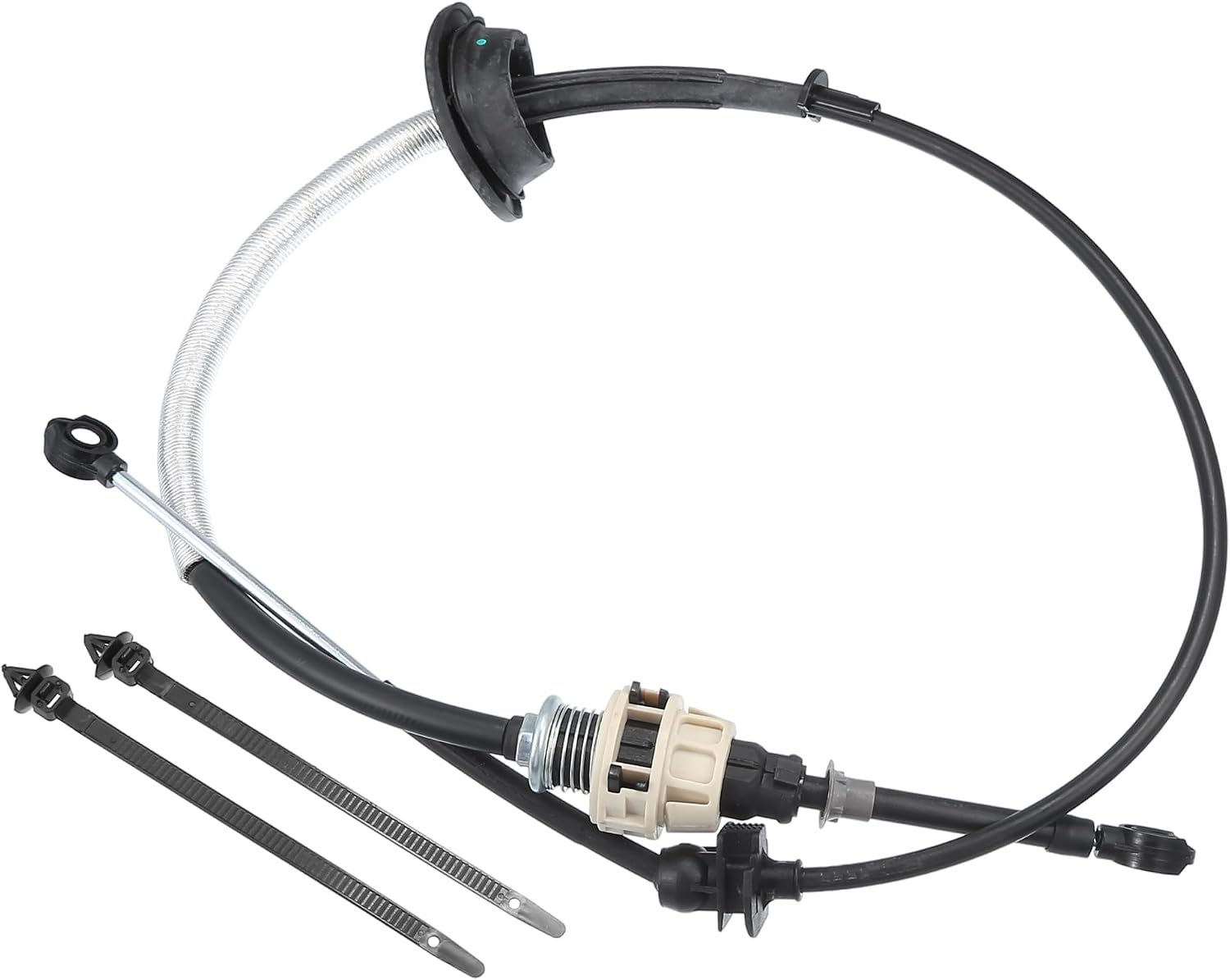 uxcell No.4L3Z7E395CA Black Gear Shifter Transmission Control Shift Cable for Ford F-150 2004