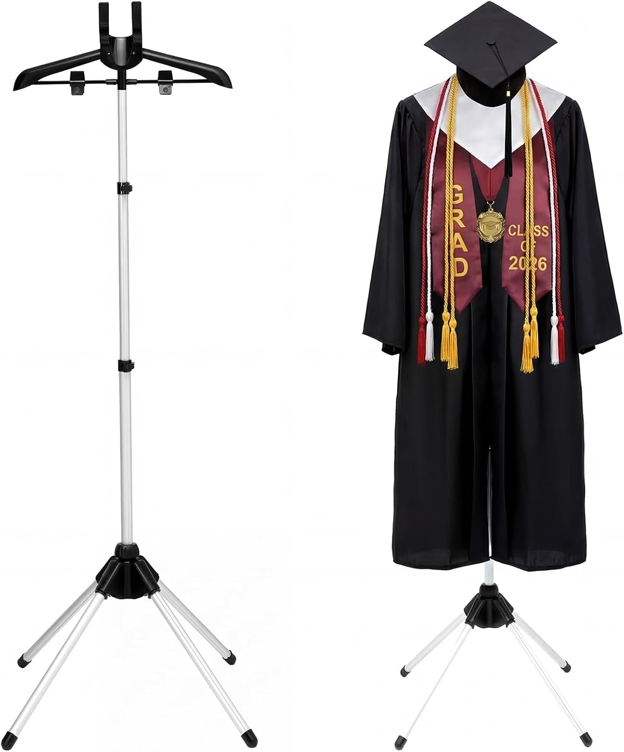 Graduation Cap and Gown Display Stand
