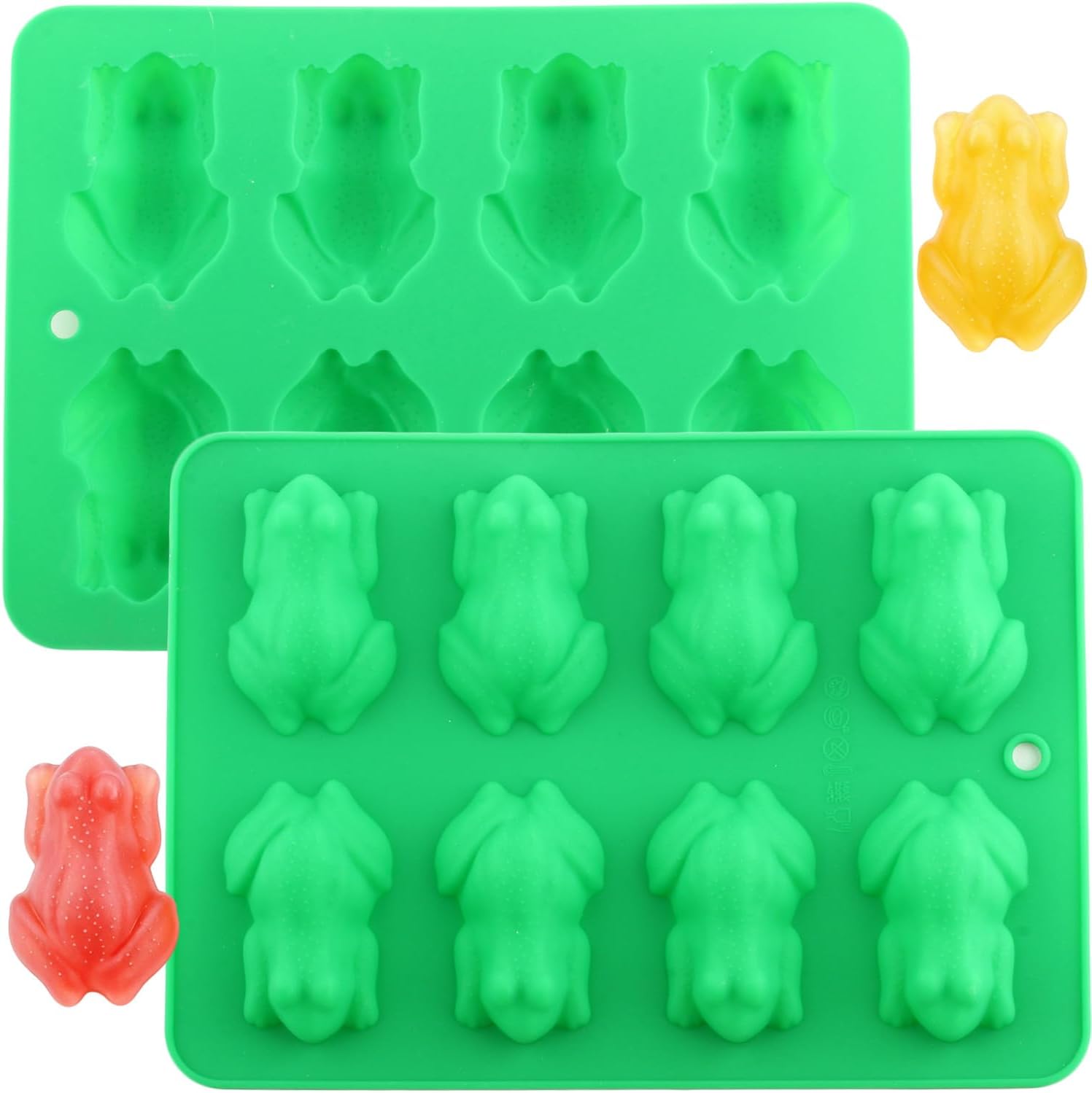Frog Silicone Chocolate Molds Passover Frog Candy Mold Set Of 2