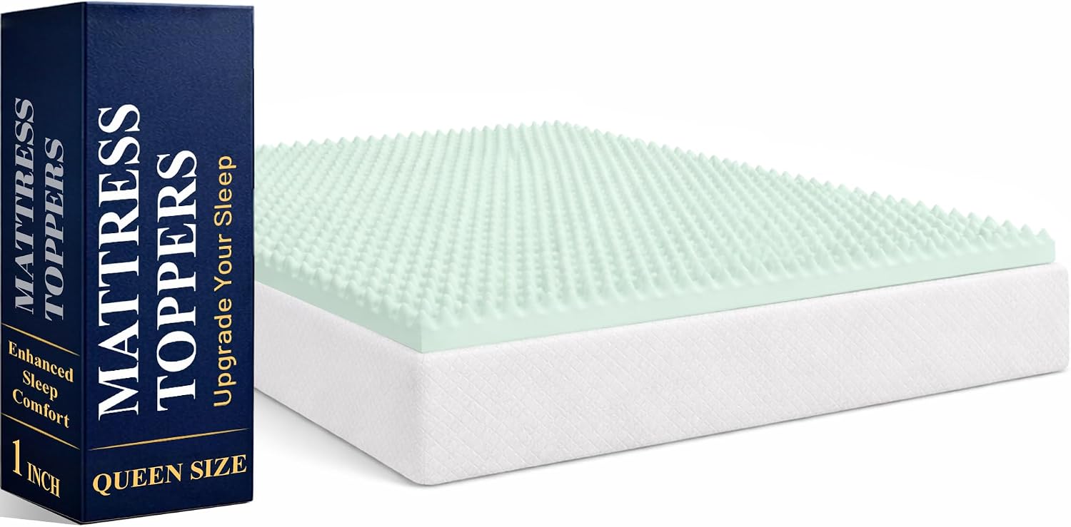 High Density Foam Mattress Topper 1 inch (Queen)