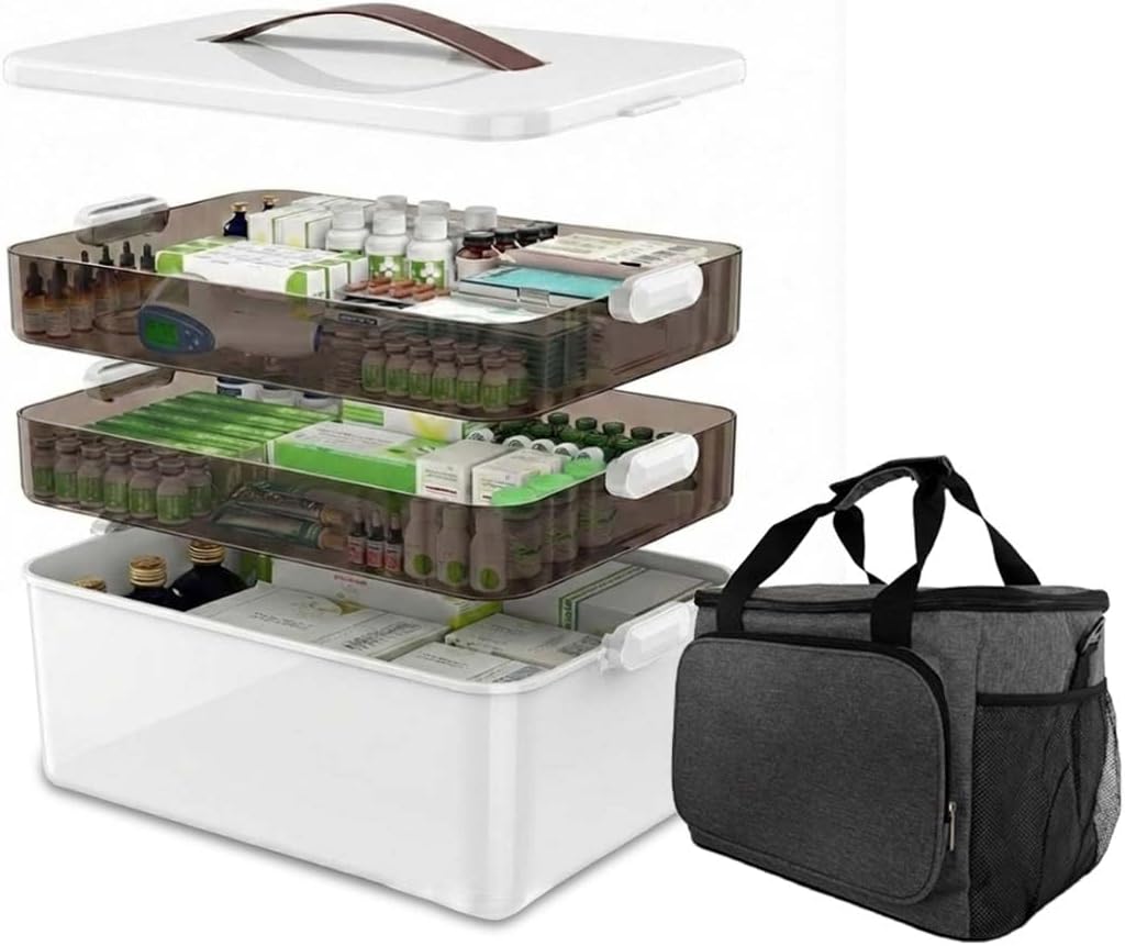 3-Tier Medicine Organizer Box.
