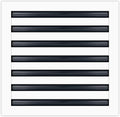 - 14x14 Modern AC Vent Cover - Decorative White Aluminum Air Vent - Standard Linear Slot Diffuser - Heating and Cooling Register Grille for Ceiling, Walls & Floors.