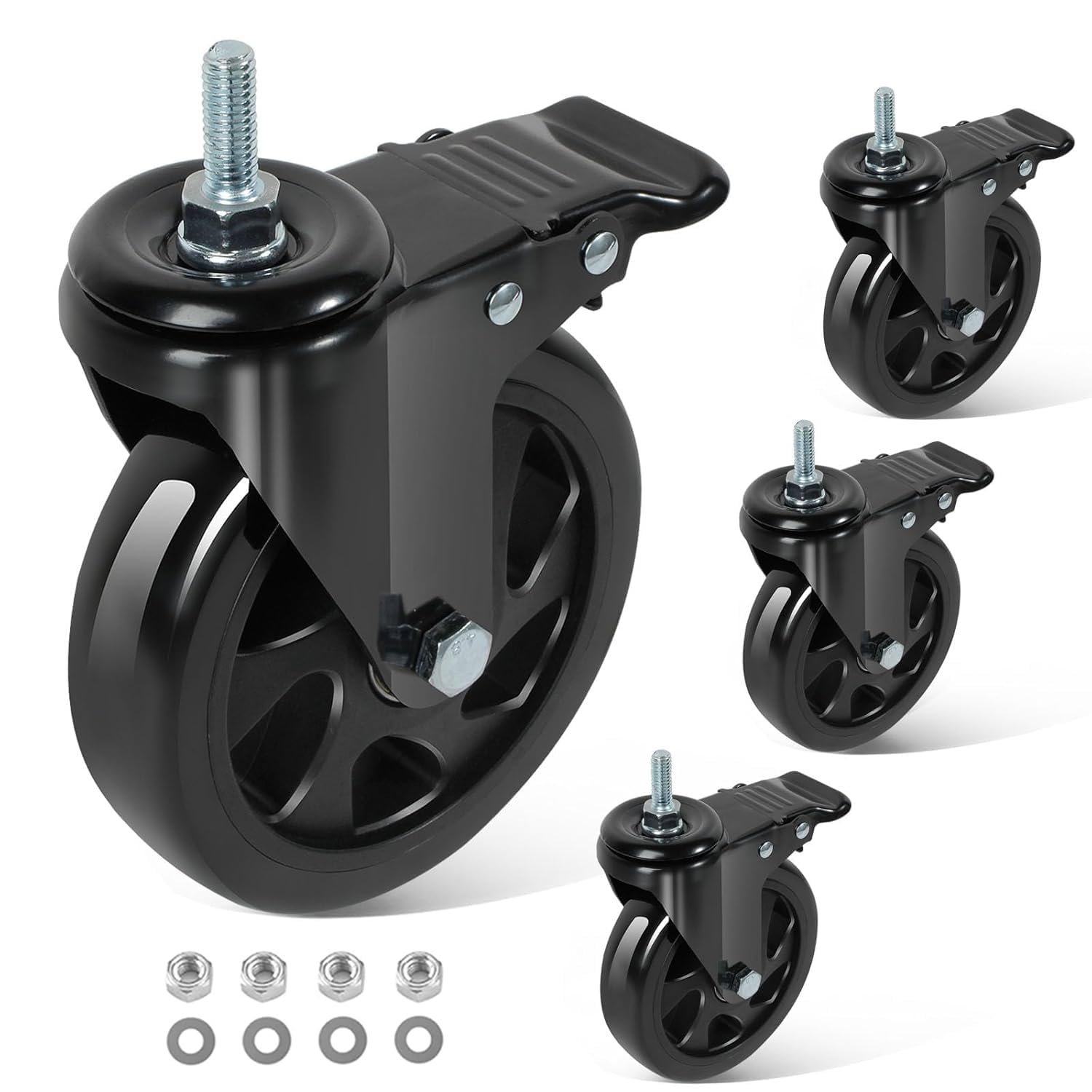 Set Of 4 Heavy Duty Caster Wheels.