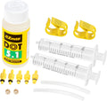 YOUMAYSTORY Brake Bleed Kit for SRAM Hydraulic Disc Brakes. Bicycle Hydraulic Brake Bleed Kit Including High Performance Brake Fluid DOT 5.1 Oil 60ml