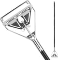 60" Metal Mop Handle Commercial Heavy Duty, Quick Change Industrial Mop Stick Replacemet,Side Gate Mops Head Replacement Holder for Floor Cleaning