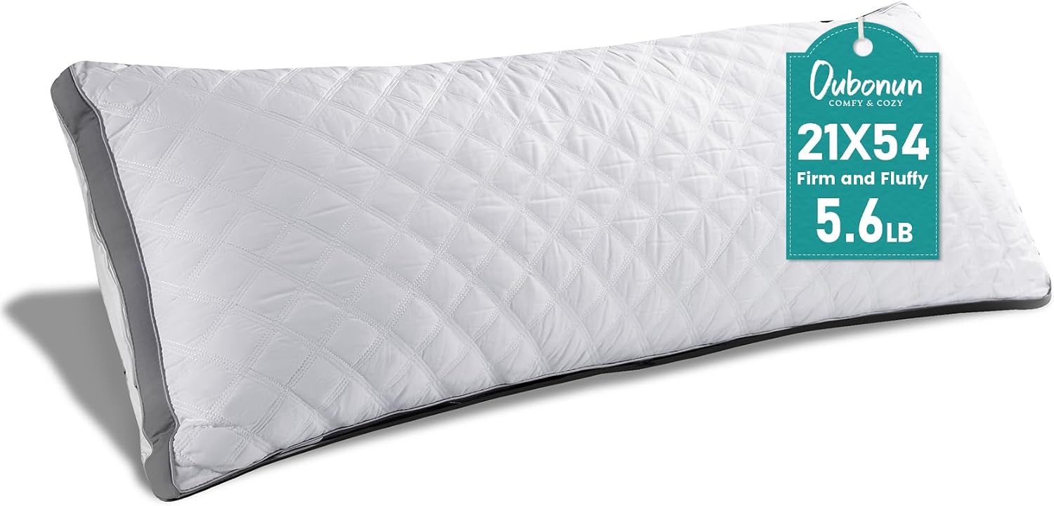 Quilted Body Pillow 21x54 inches