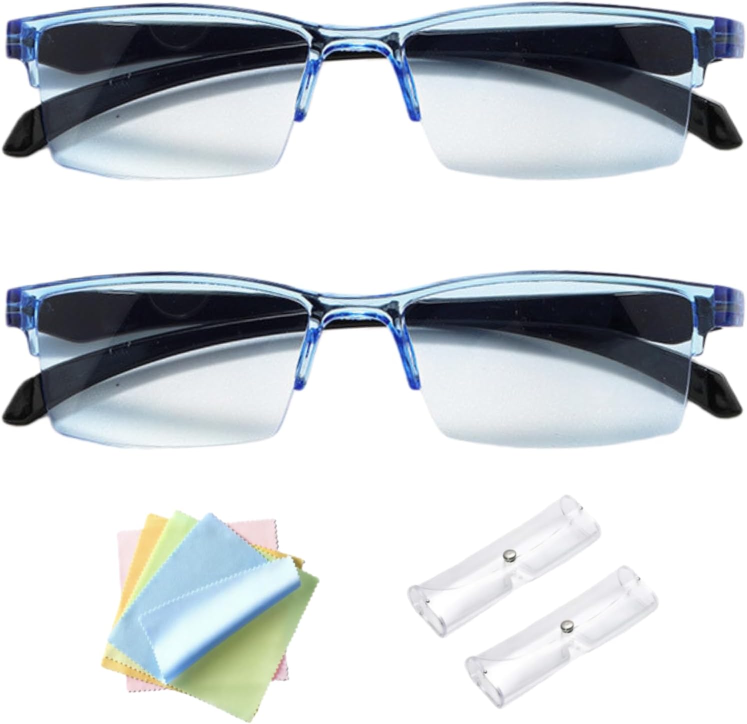 Nuaiute 2 Pcs Auto Focus Glasses, Self Adjusting Vision Glass