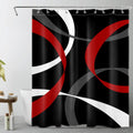 LB Abstract Geometric Shower Curtain for Bathroom