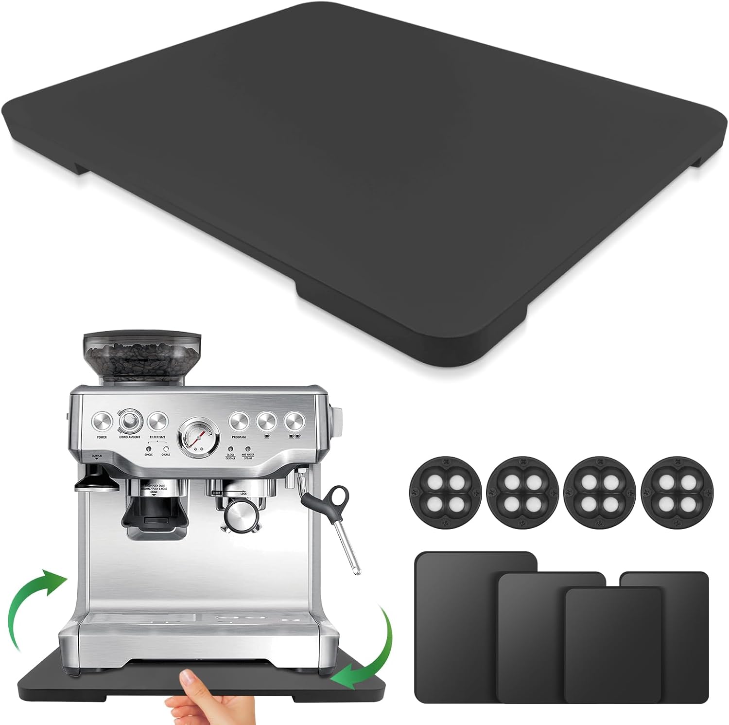 Rolling Tray For Coffee Maker.