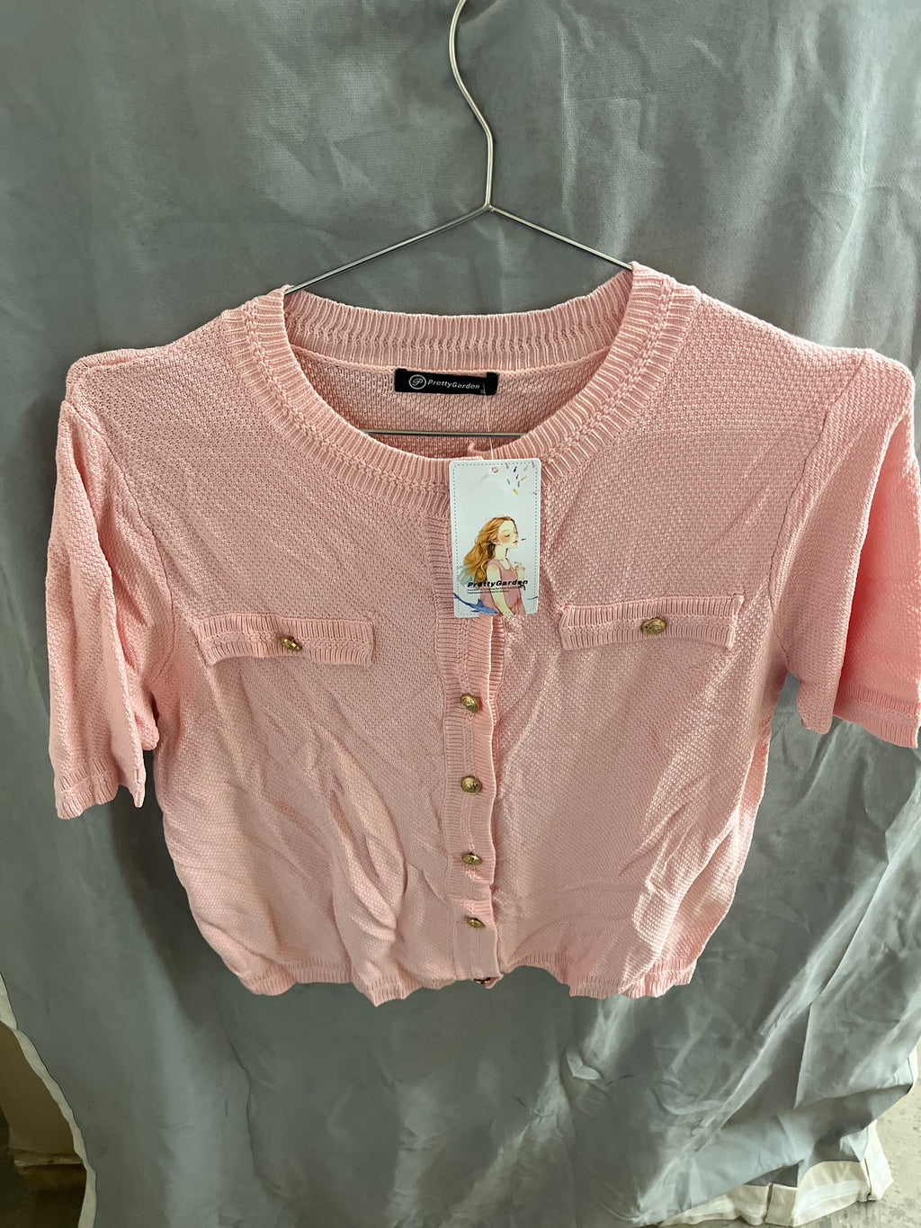 Pretty garden pink blouse