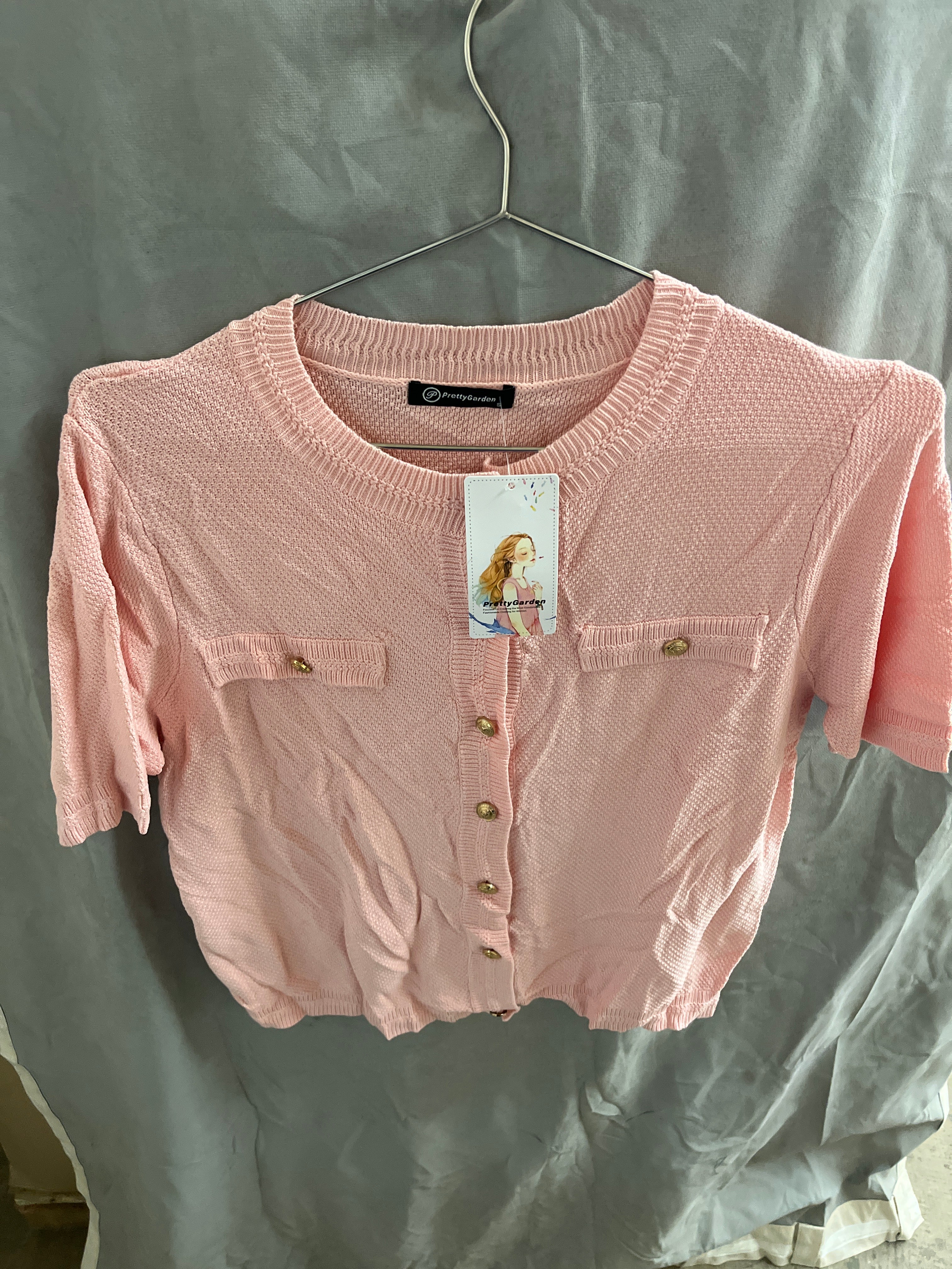Pretty garden pink blouse