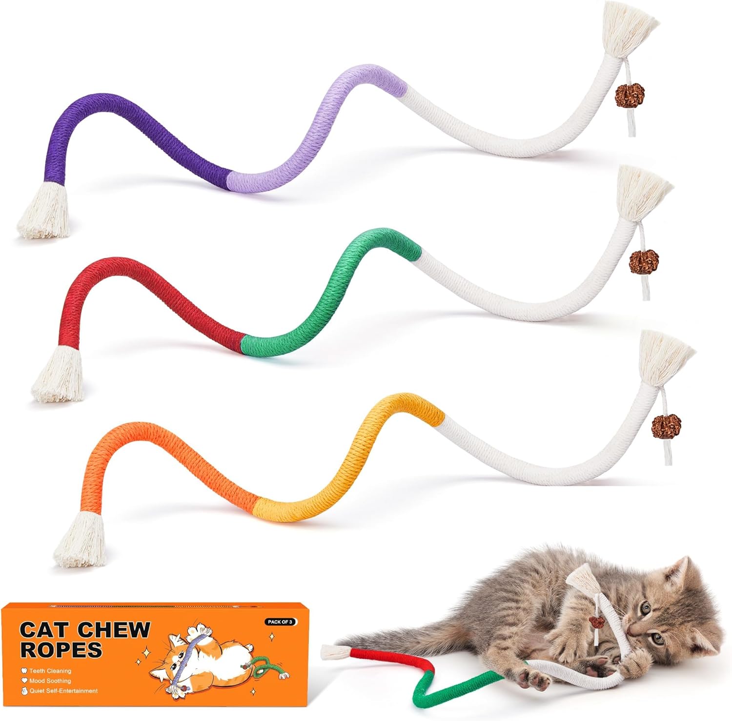 Cat Toy Chew Ropes.