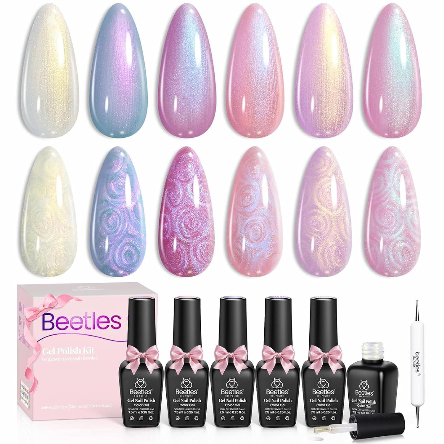 Pearl Gel Nail Polish Kit.