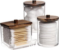 Tbestmax 3 Pack Qtips Holder Bathroom Container