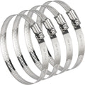Stainless Steel Hose Clamps (4 pack)