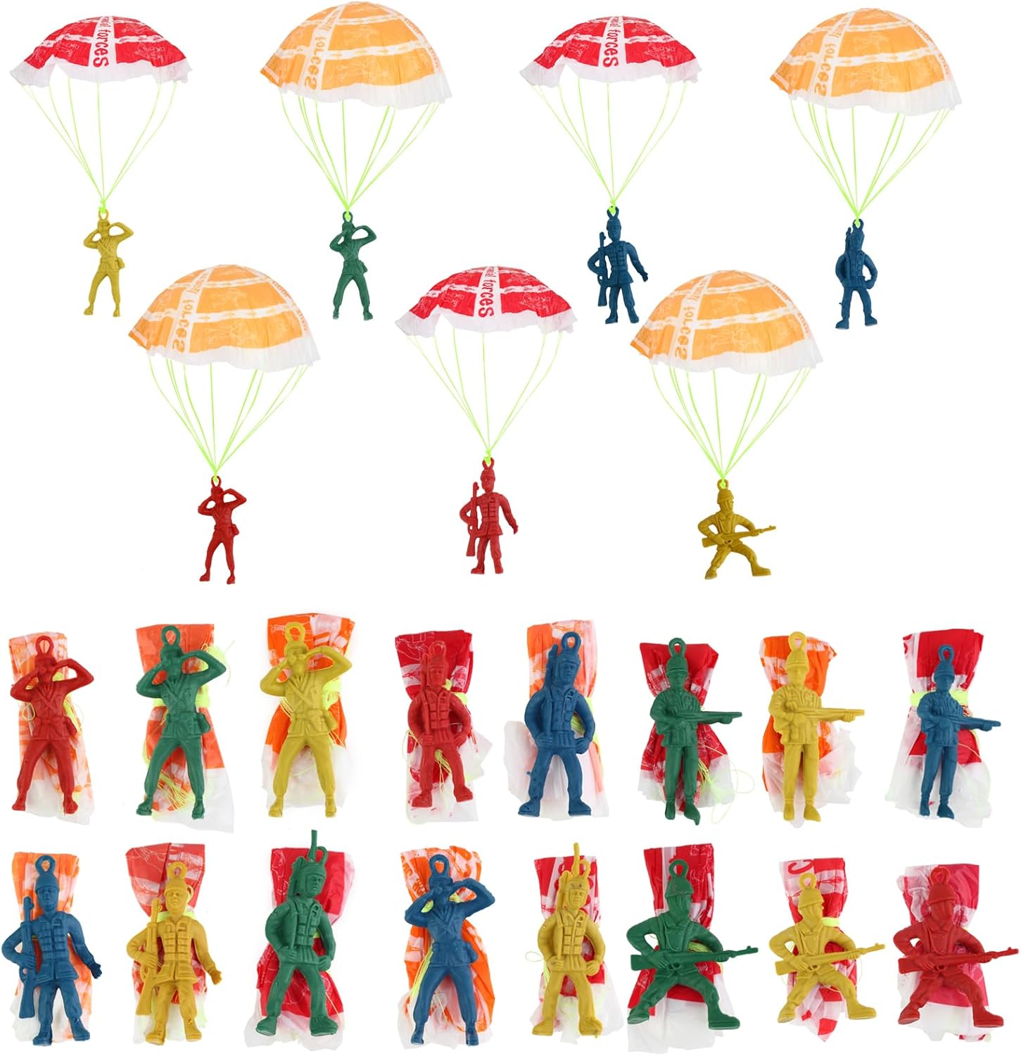 Manmel 40PCS Parachute Toy, Outdoor Flying ToyToddlers, Boys, Girls, Party Favors, Goodie Bag Stuffers