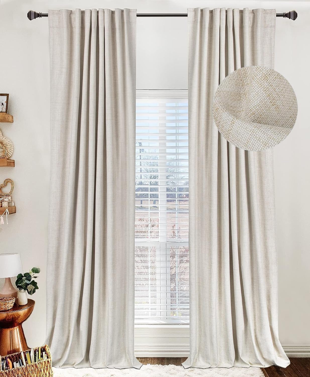 Set Of 2 Panel Blackout Curtains.