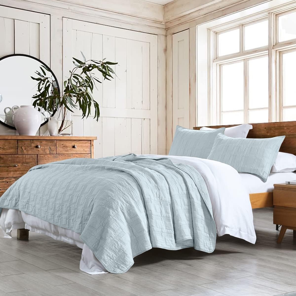 HORIMOTE HOME 100% Cotton Quilt Set King Size