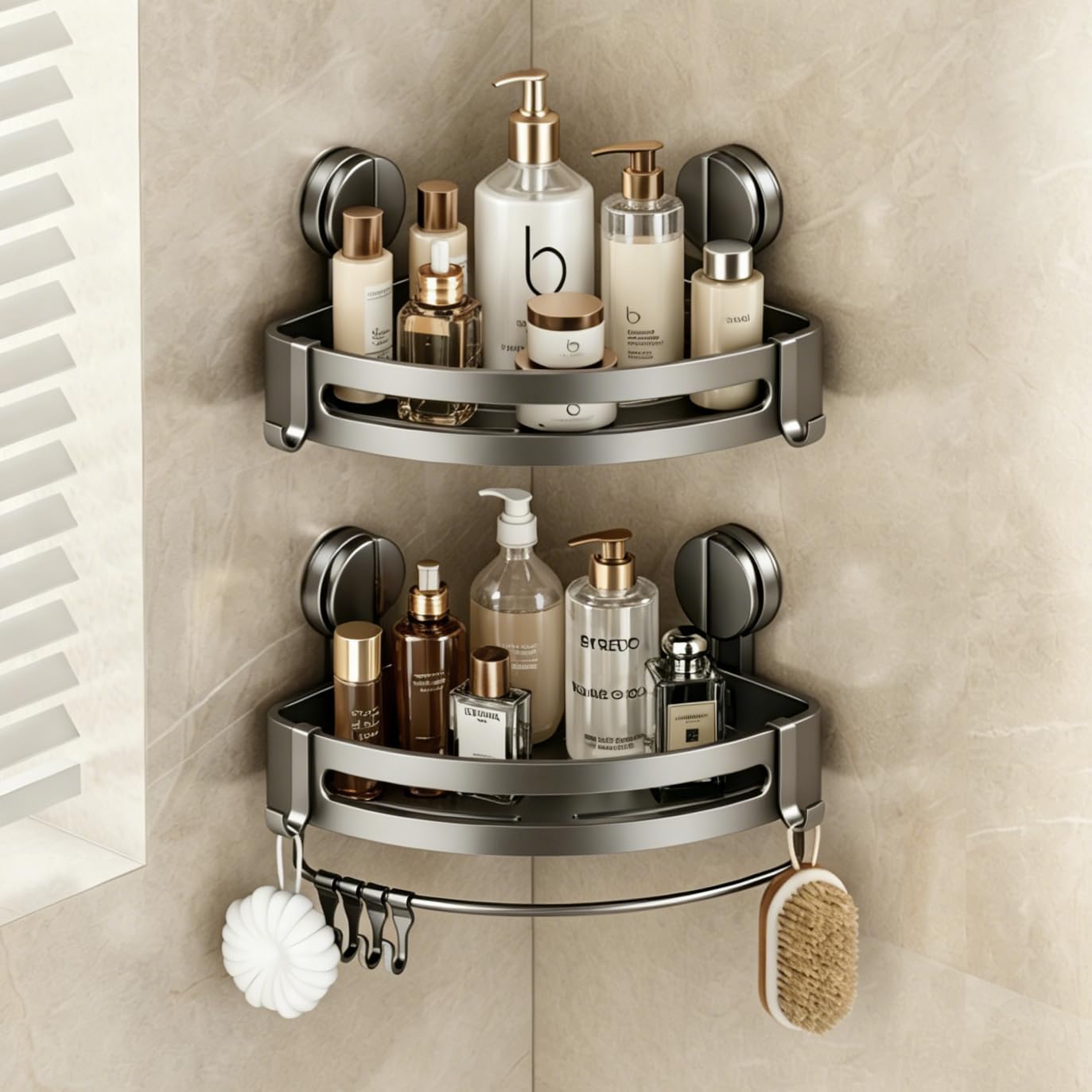 VOLPONE 2 Pack Shower Caddy