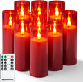Red Flameless Candles.