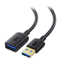 Cable Matters 5Gbps USB Extension Cable - 6ft, USB 3.0 Extension Cable, Male to Female USB3.0 Extender, Compatible with Webcam, VR Headset, Printer, Hard Drive, Black