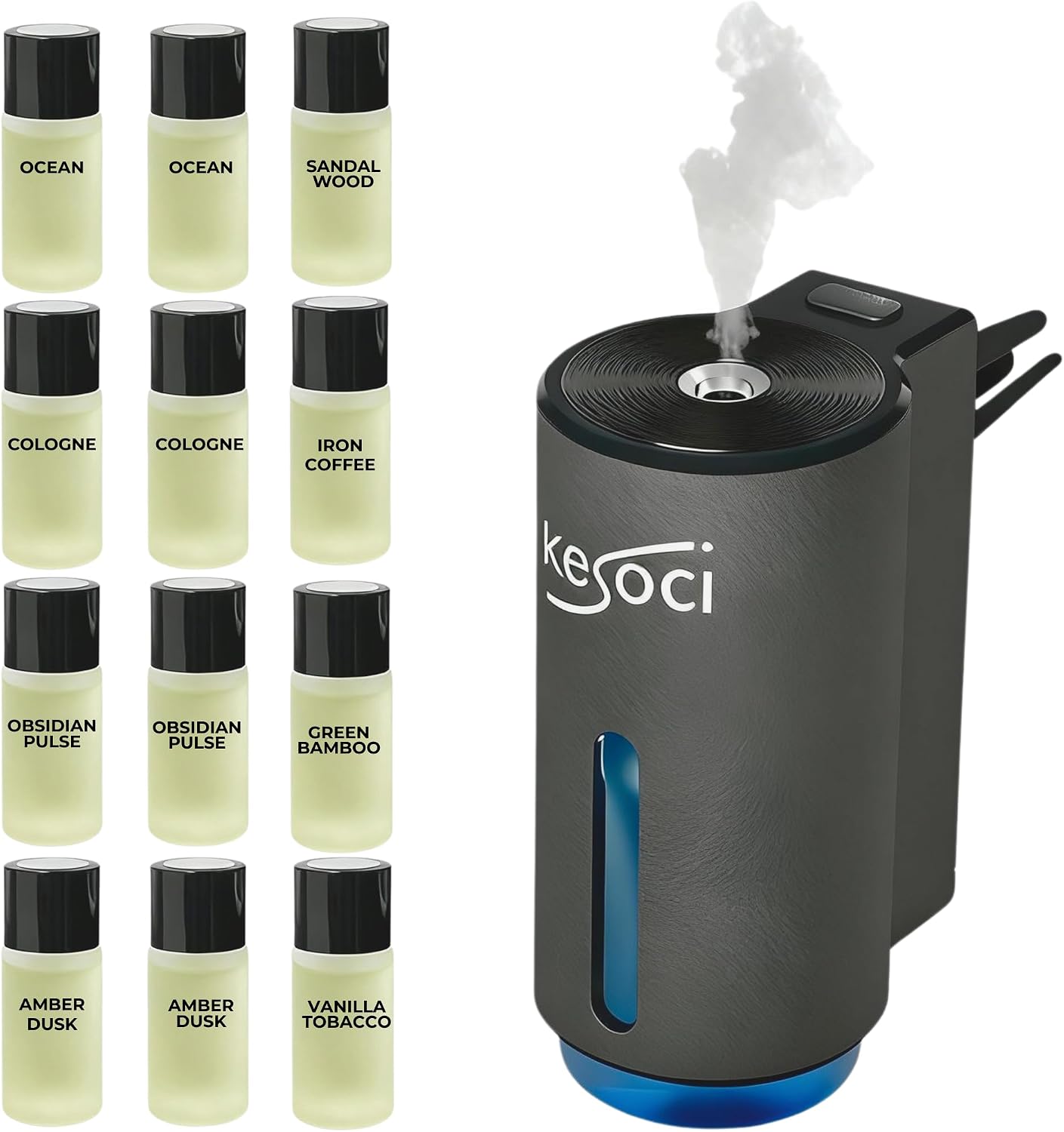 Smart Car Air Freshener Diffuser â€“ Rechargeable Auto Scent