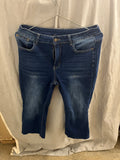 Women’s stretchy blue jeans