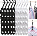 Closet Organizers and Storage,Upgraded Organization and Storage Clothes Hanger,10 Pack College Dorm Room Essentials,Sturdy Space Saving Hangers for Thick Clothe