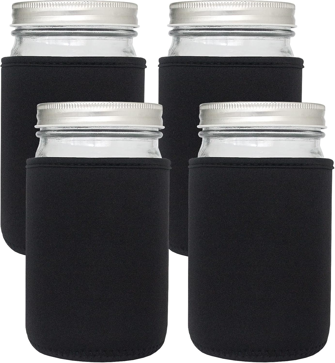 Wide Mouth Mason Jar Sleeve (4 pack)
