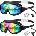 Swim Goggles with Earplugs and Nose Clip