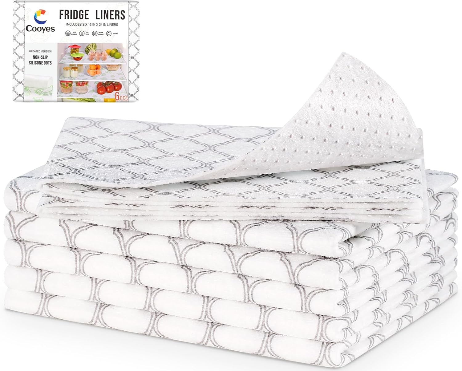 Non-Slip Refrigerator Liners.