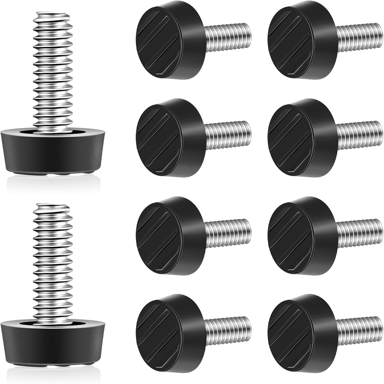 Hotop 1/4-20 UNC Thread Adjustable Furniture Levelers