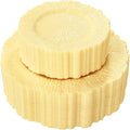 Plastic Yellow Decorative Plates 58pcs)