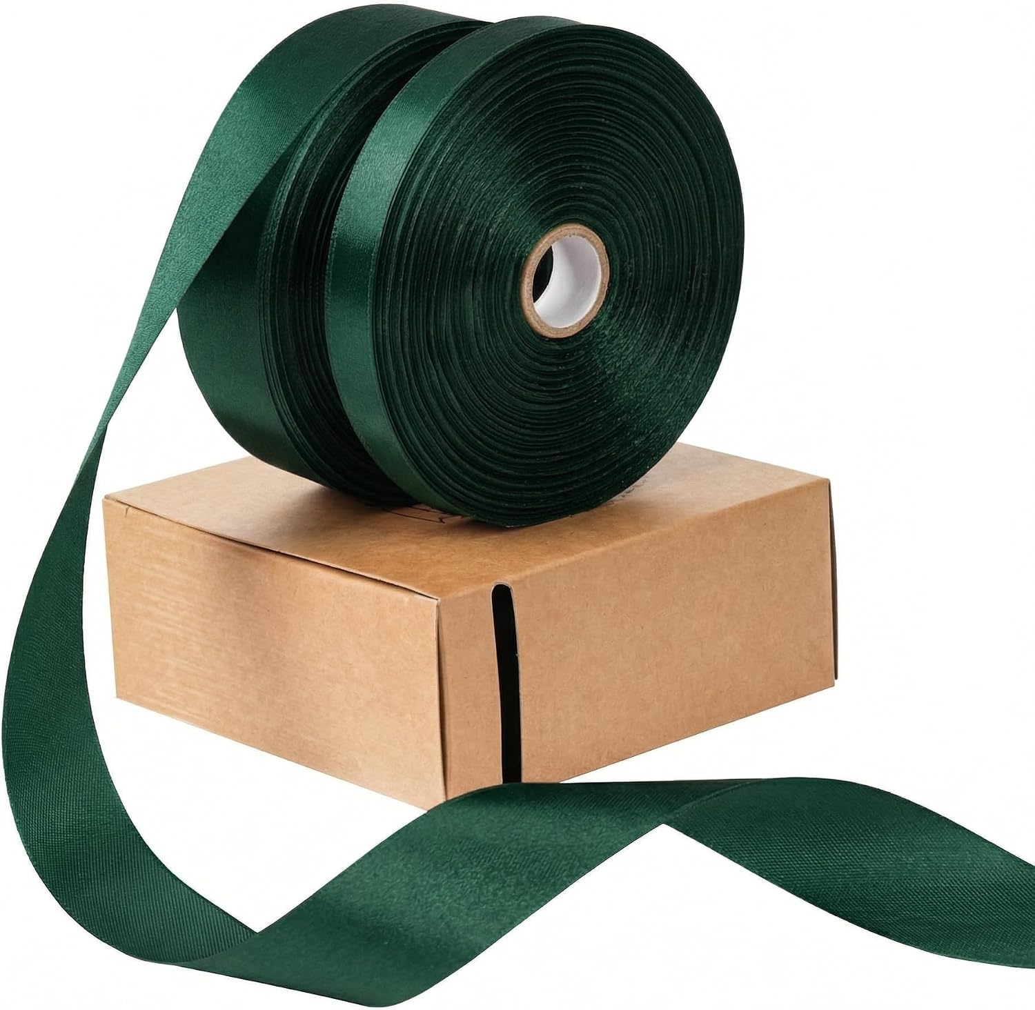 Emerald Green Satin Ribbon.
