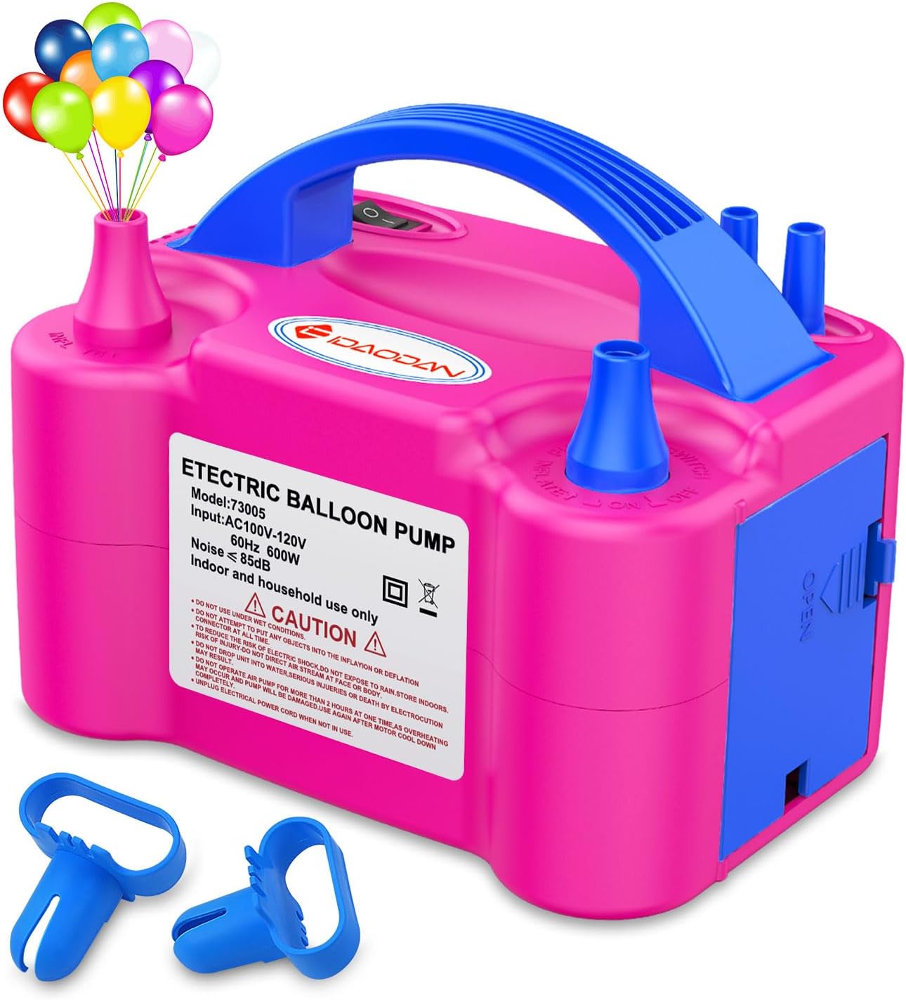 IDAODAN Electric Balloon Pump, Portable Electric Balloon pump