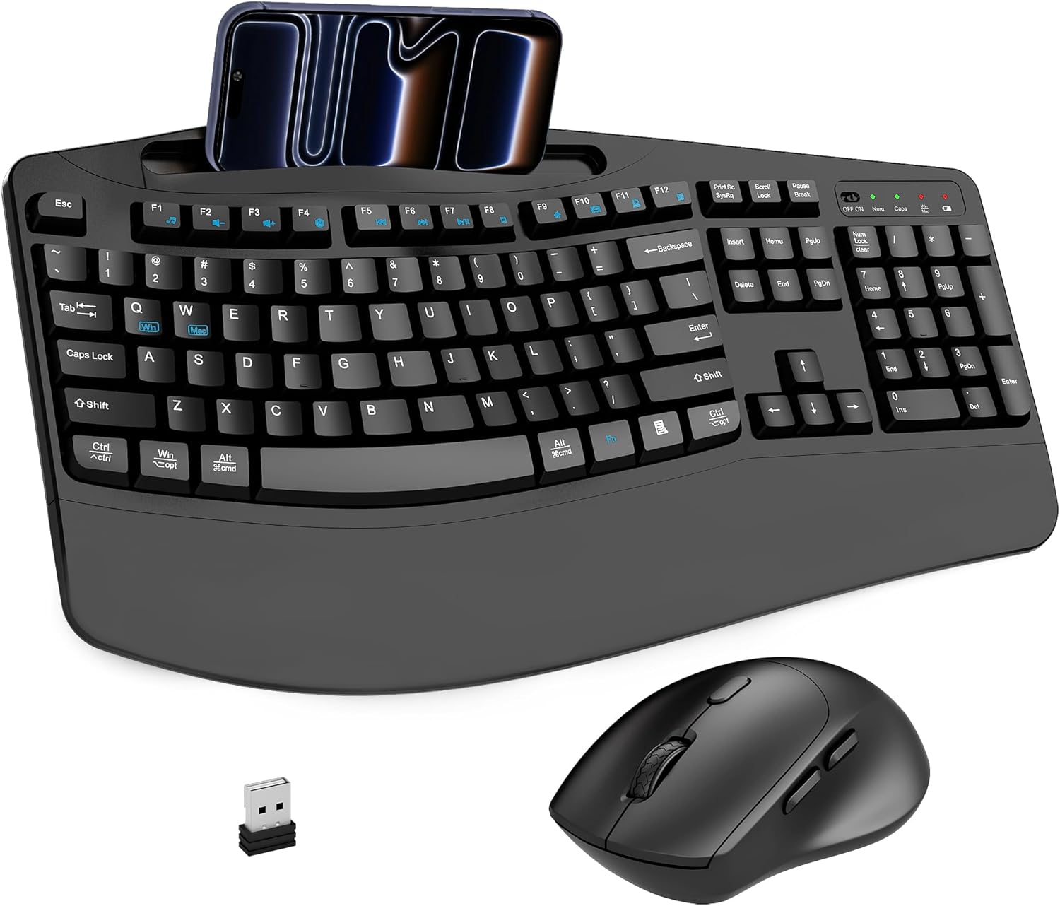 Wireless Keyboard and Mouse Combo