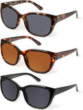 JOLISU 3 Pack Reading Sunglasses