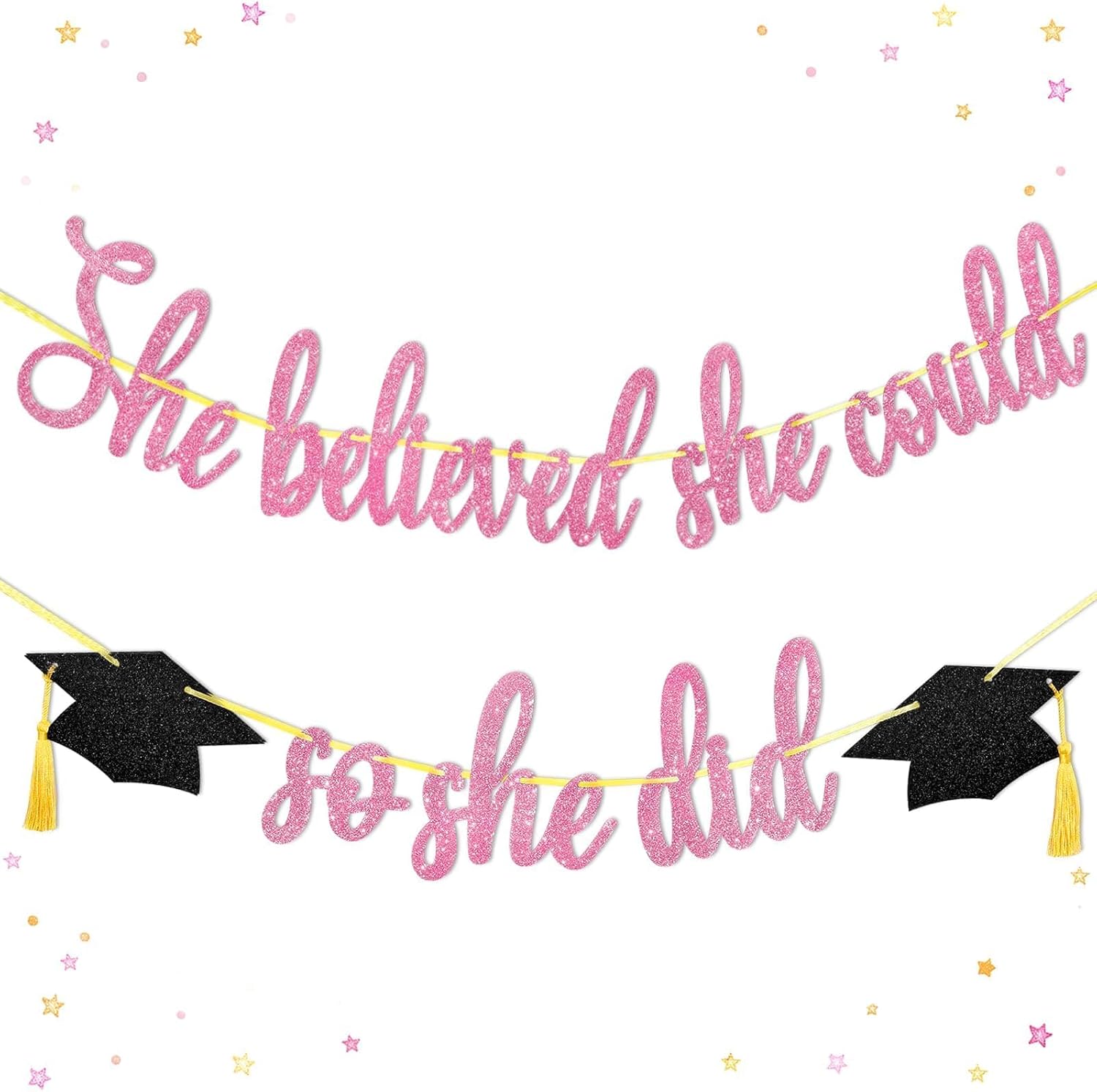 Pink Graduation Decorations