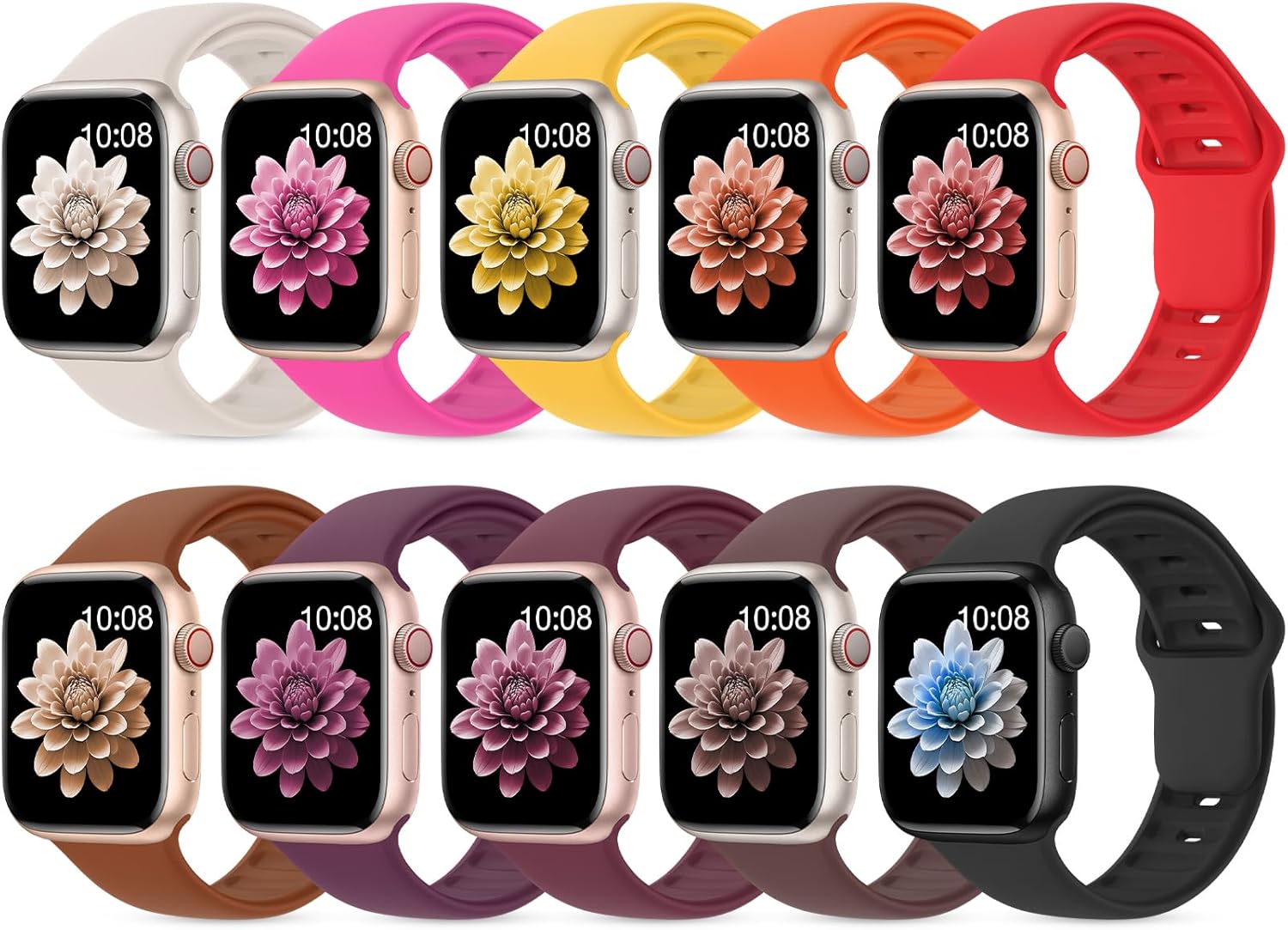 Silicone Apple Watch Bands 42-49mm