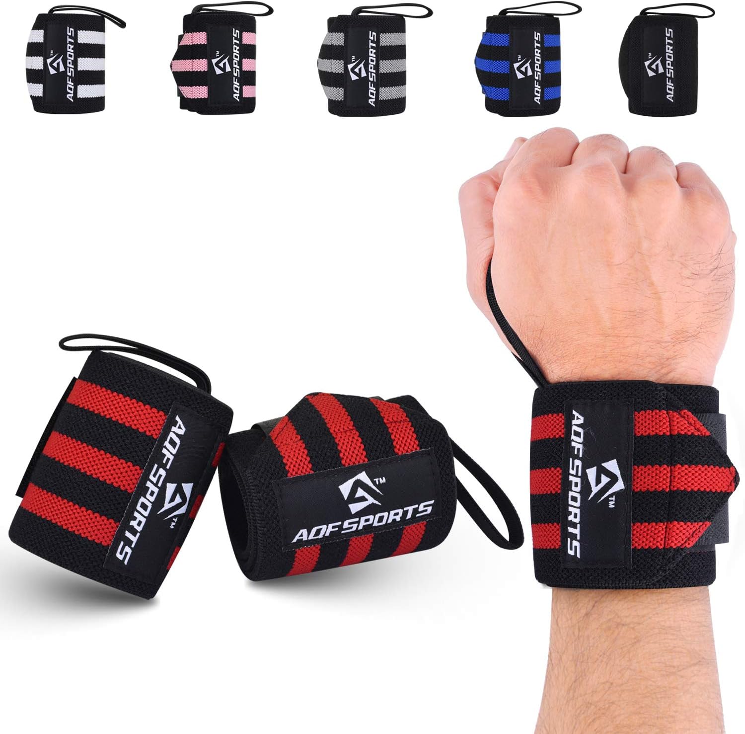 AQF Power Weight Lifting Wrist Wraps