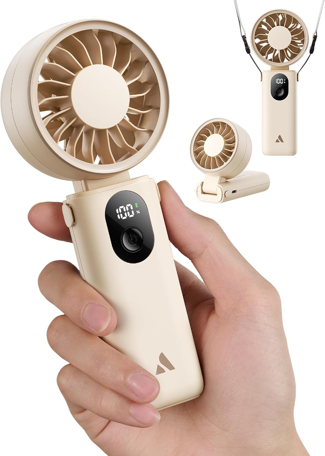 Aecooly Mighty Portable Fan, 3 IN 1 Handheld Fan