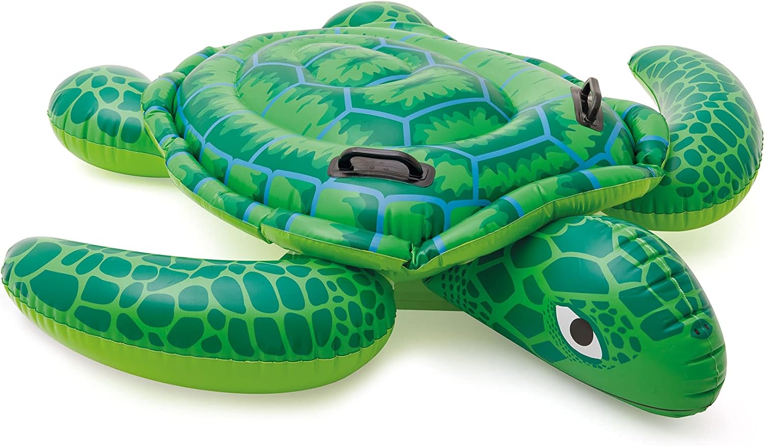 INTEX Lil' Sea Turtle Inflatable Pool Float: Animal Pool Toy For Kids â€“ 2 Heavy-Duty Handles â€“ 88lb Weight Capacity â€“ 59" x 50" â€“ For Ages 3+